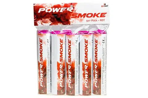 Power Smoke Rood - 5-pack